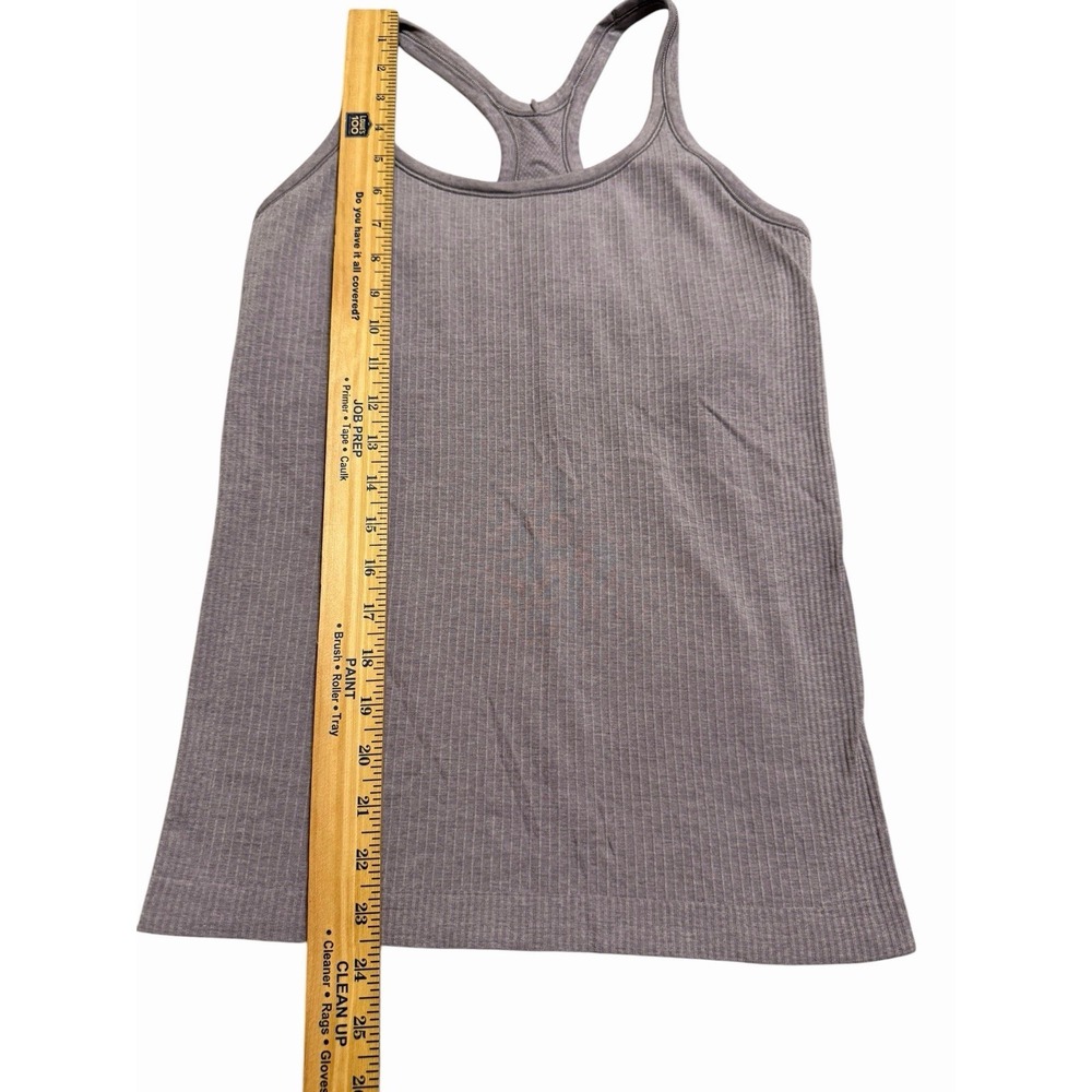 Lululemon Ebb To Street Tank Women's Size 8 Purple Ribbed Seamless #J7-1 - Picture 6 of 7